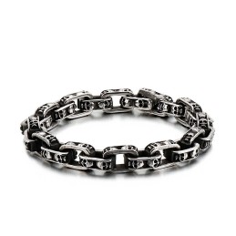 Titan Totenkopf Armband Schickes Biker Geister Armband Titan Schmuck