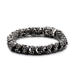Titan Totenkopf Armband Schickes Biker Geister Armband Titan Schmuck