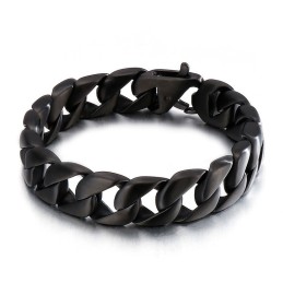 Titan Schwarz Herren Armband Herren Kette