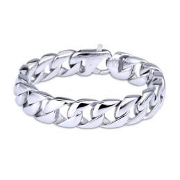 Titan Geschwärztes Herrenarmband Herrenkette