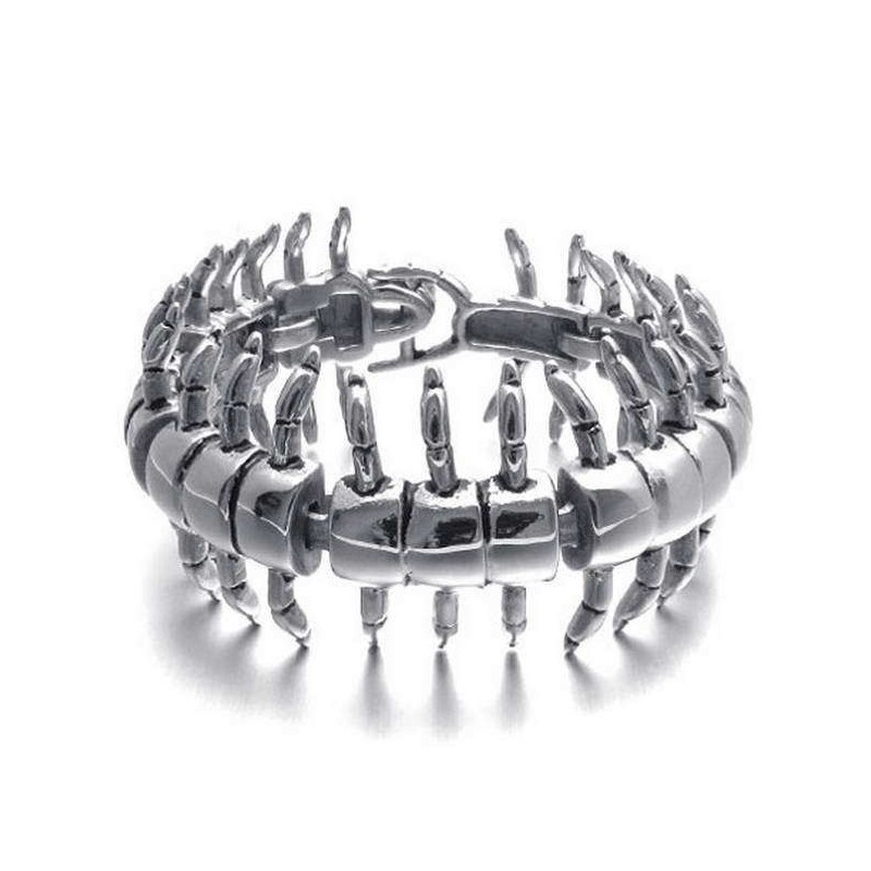 Herrenarmband Titan Zoo Tausendfüßler Armband Herrenarmband Titan Zoo Tausendfüßler Armband