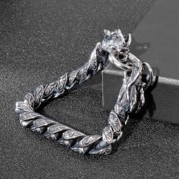 Retro Cool Double Tap Herren Titan Armband