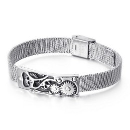 Mode Mechanische Titan Armband Uhr Kette Herren Armband