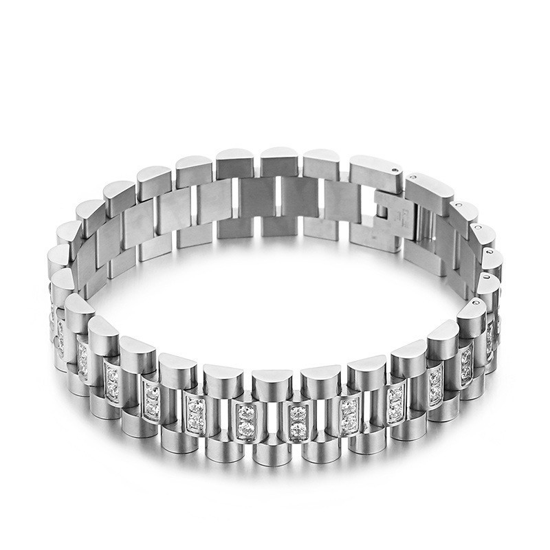 Gemütliches Passendes Diamant-Set Herrenarmband Gemütliches Passendes Diamant-Set Herrenarmband