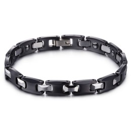 Exquisite Paararmbänder Aus Titan In Schwarz