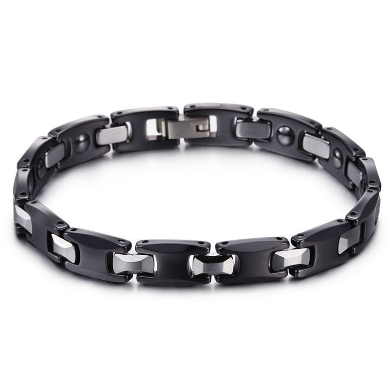 Exquisite Paararmbänder Aus Titan In Schwarz Exquisite Paararmbänder Aus Titan In Schwarz