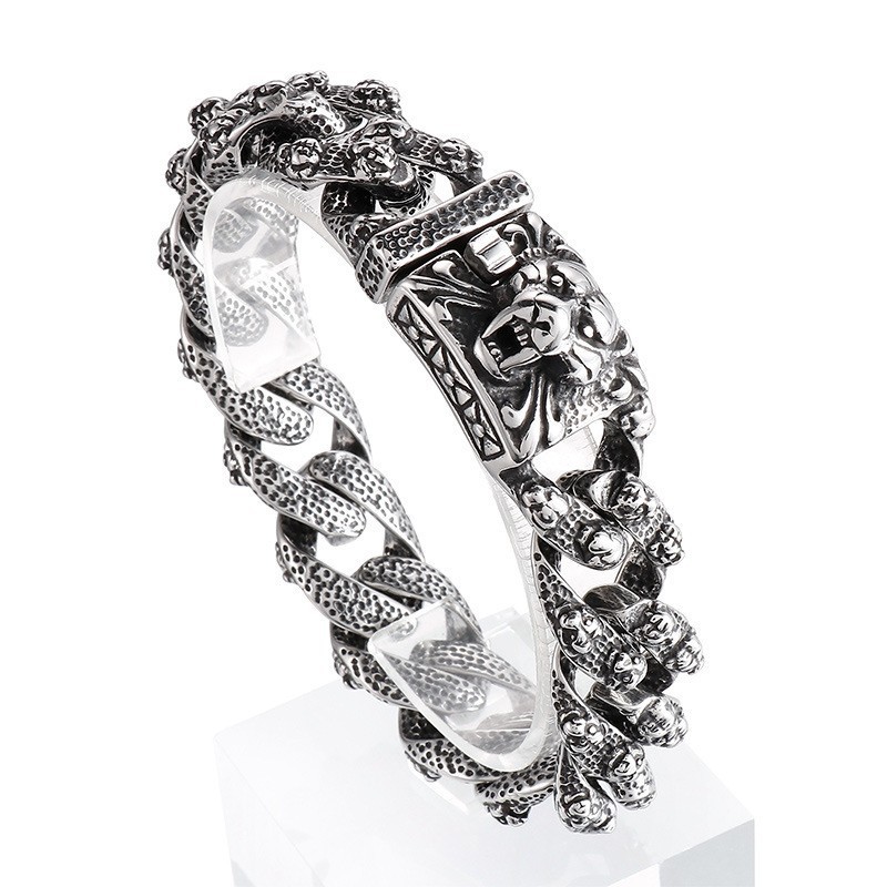 Armband Mit Tigerkopf-Motiv Armband Mit Tigerkopf-Motiv