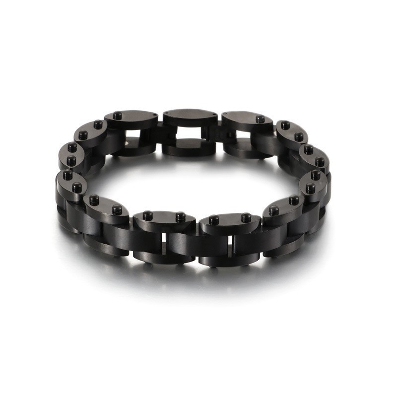 Kombination Aus Schwerem Titanarmband Für Herren Kombination Aus Schwerem Titanarmband Für Herren