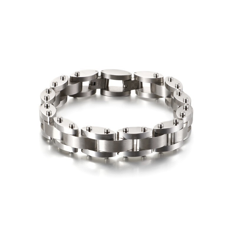 Kombination Aus Schwerem Titanarmband Für Herren Kombination Aus Schwerem Titanarmband Für Herren