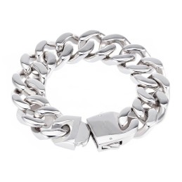 Herren Titan Armband Poliert