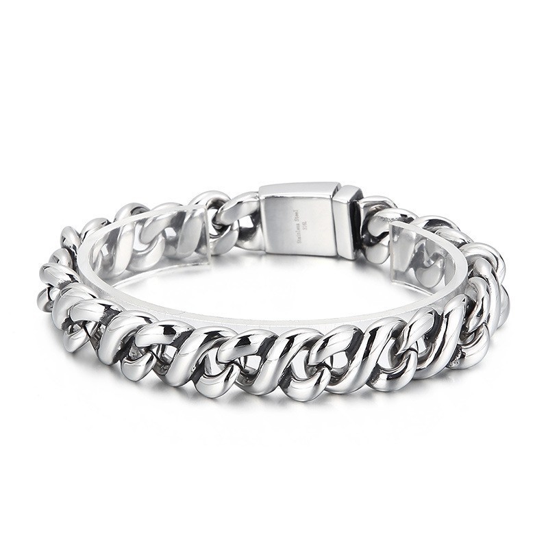 Modisches, Poliertes, Schickes Titanarmband Für Männer Modisches, Poliertes, Schickes Titanarmband Für Männer