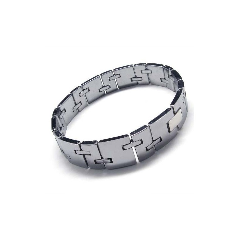 Neues, Klobiges Herrenarmband Aus Wolframkarbid, 12 Mm Breit Neues, Klobiges Herrenarmband Aus Wolframkarbid, 12 Mm Breit