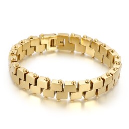 Vakuumbeschichtetes Herrenarmband Aus 18 Karat Titan