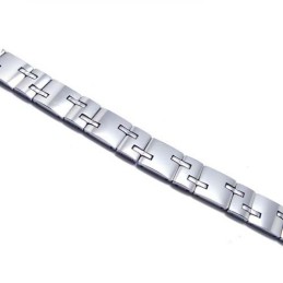 Neues, Klobiges Herrenarmband Aus Wolframkarbid, 12 Mm Breit