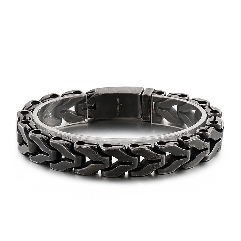 Vintage Drachenknochen Chic Titan Armband Für Männer Vintage Drachenknochen Chic Titan Armband Für Männer