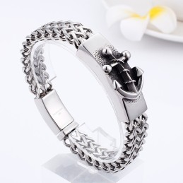 Schickes Anker-Titan-Armband Für Männer