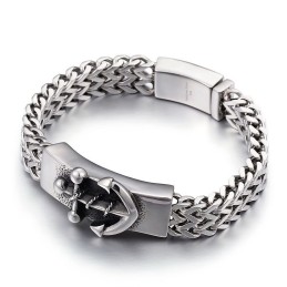 Schickes Anker-Titan-Armband Für Männer