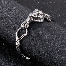 Cooles Antik Gold Tiger Titan Armband Für Männer