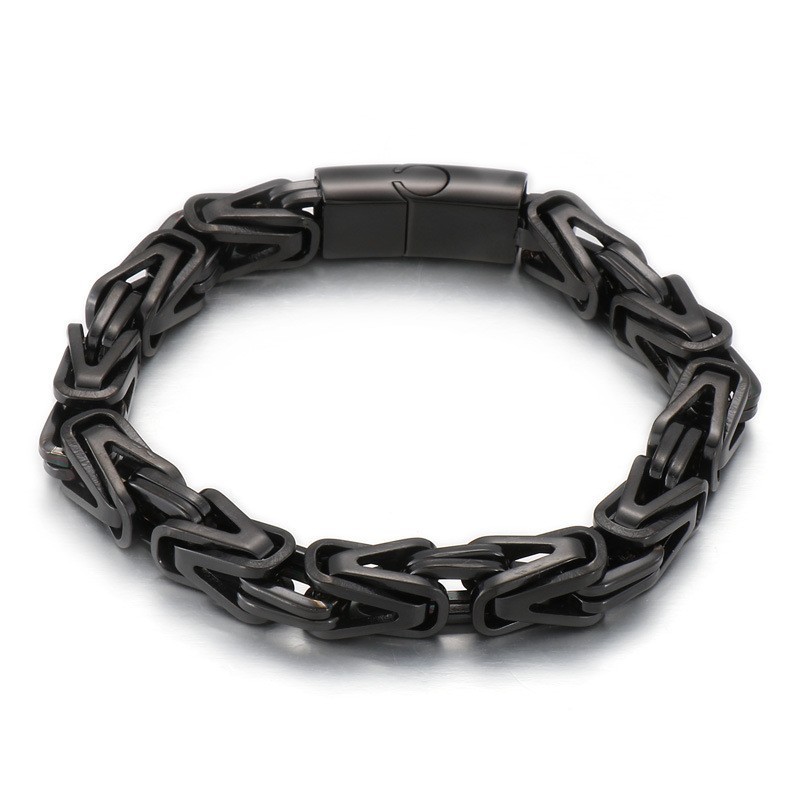 Cooles Rock-Hip-Hop-V-Förmiges Titanarmband Für Männer Cooles Rock-Hip-Hop-V-Förmiges Titanarmband Für Männer