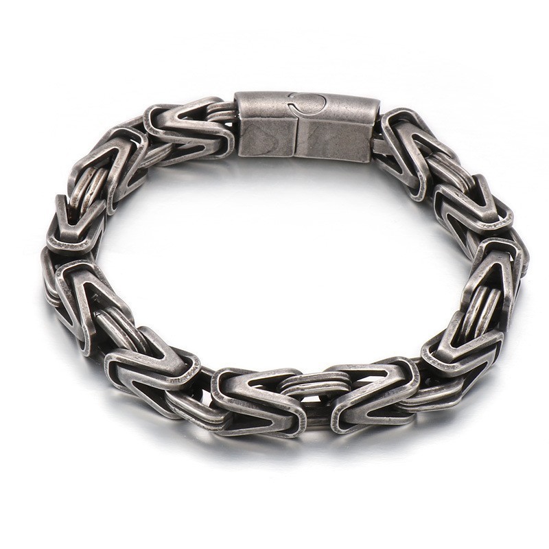 Cooles Rock Hip Hop V-Förmiges Titanarmband Für Männer Cooles Rock Hip Hop V-Förmiges Titanarmband Für Männer