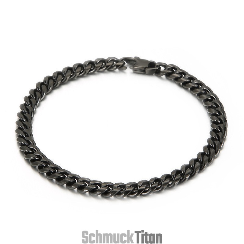 Fashion Atmosphere Titan Herren Kuba Armband Halskette