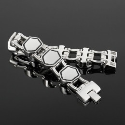 Cooles, Modisches, Geometrisches Titanarmband Für Herren