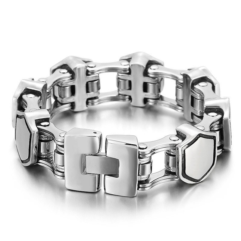 Cooles, Modisches, Geometrisches Titanarmband Für Herren Cooles, Modisches, Geometrisches Titanarmband Für Herren
