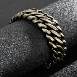 Modisches Dickes Bronze-8-Titan-Armband