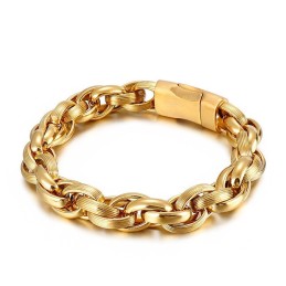 Titan Simple Vacuum Doppelring O Armband