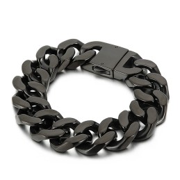 Schwarzes Titanarmband, Modischer Titanschmuck