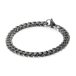Mode Herren Titan Vintage Flachschleifarmband Mit Zubehör