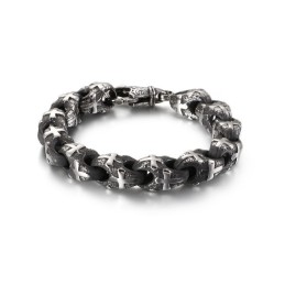 Vintage Bikerkette Rock Style Fahrradkette Titan Armband