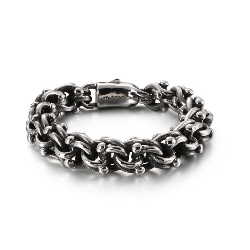 Vintage Bikerkette Rock Style Fahrradkette Titan Armband Vintage Bikerkette Rock Style Fahrradkette Titan Armband