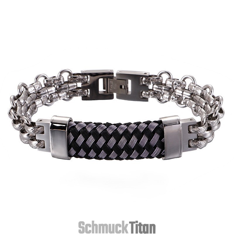 Beliebtes Vintage Titan Herrenarmband Gebogenes Armband