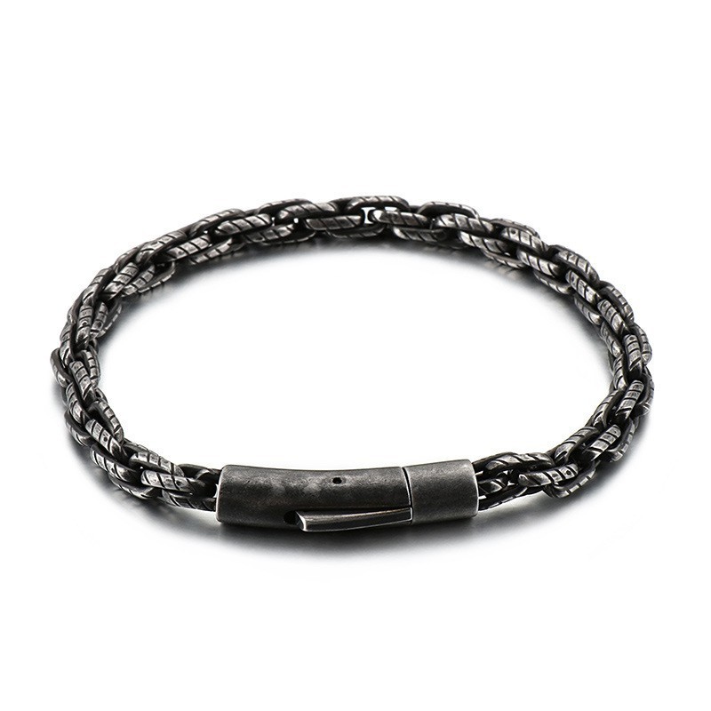 Herren Armbänder Retro Hip Hop Mode Titan Armbänder Herren Armbänder Retro Hip Hop Mode Titan Armbänder