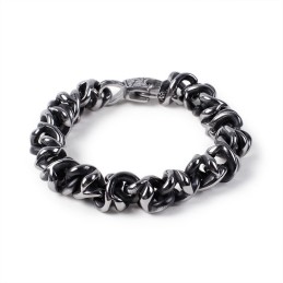 Alternative Chic Herrenarmbänder Coole Titan-Totenkopfarmbänder