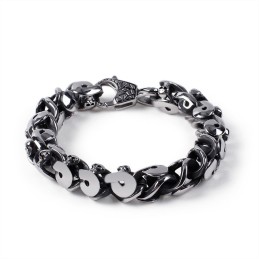 Alternative Chic Herrenarmband Cooles Titan Totenkopf Armband