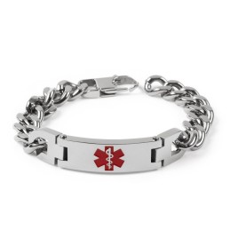 Version Der Fashion Bend Marke Red Medical Logo Herrenarmband Titan Schmuck