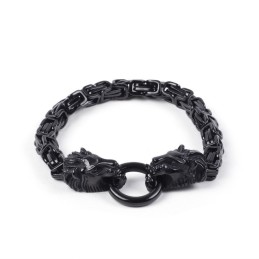 Cross Border Herren-Armband Mit Kaiserkette Und Kleinem Löwen