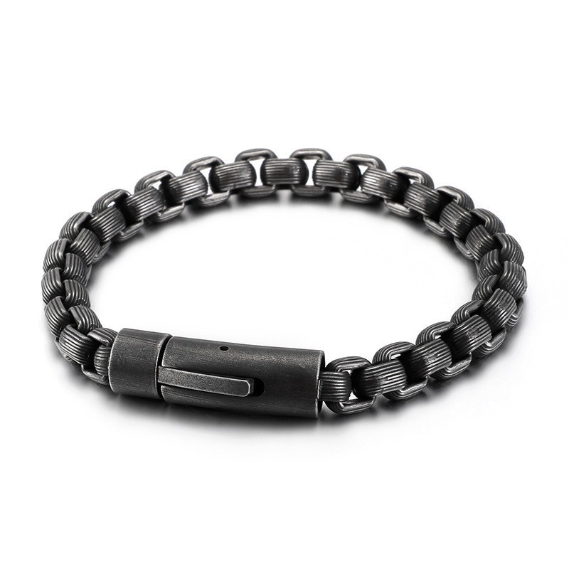 Neue Mode Retro-Stil Biker Herren Titan Armband Kette Biker Kette Armband Neue Mode Retro-Stil Biker Herren Titan Armband Kette Biker Kette Armband