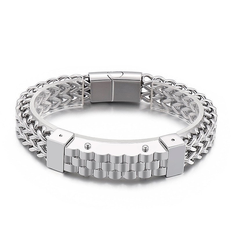Modisches Titanarmband Im Hip-Hop-Stil Für Herren Modisches Titanarmband Im Hip-Hop-Stil Für Herren