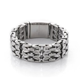 V-Förmiges Hohles Titanarmband Für Männer