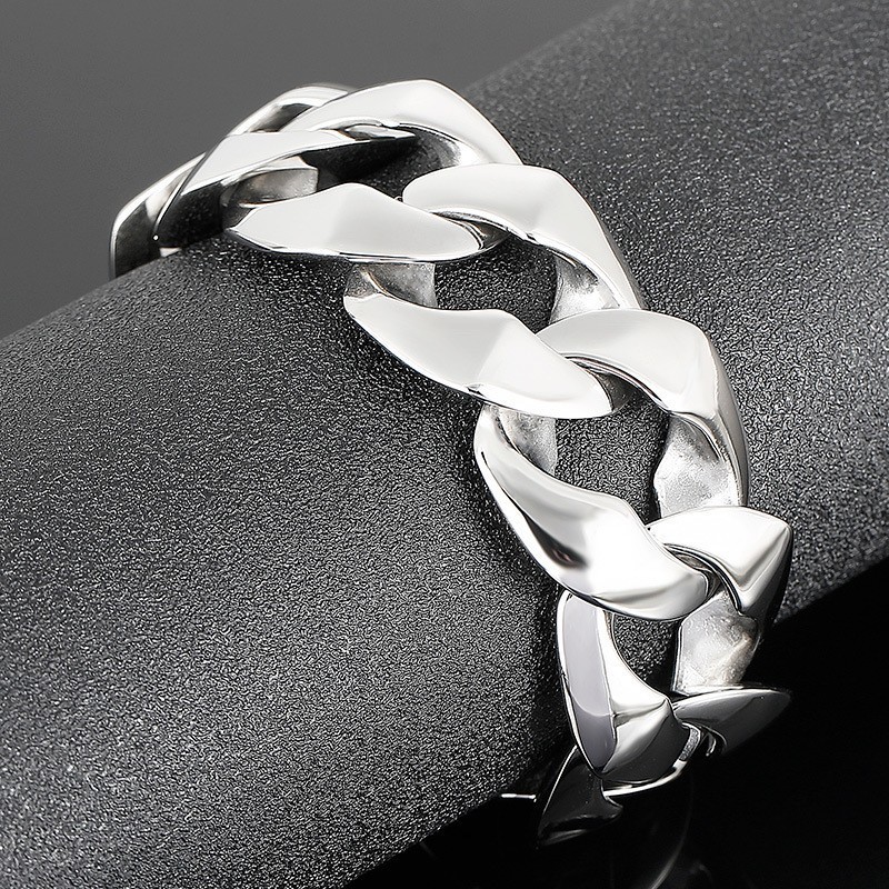 Mode Herren Poliert Hand Schmuck Titan Armband Mode Herren Poliert Hand Schmuck Titan Armband