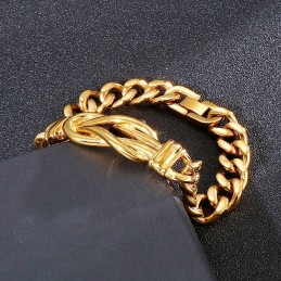 Geknotetes Titan Herrenarmband Armbänder
