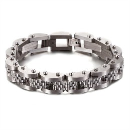 Titan Fahrradkette Herrenarmband Mit Riemen