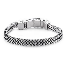 Hip-Hop-Schmuck Doppelkette Armband Herren Chic Titan Zubehör
