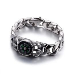 Herren-Armband Mit Retro-Mode-Kompass Für Den Außenbereich