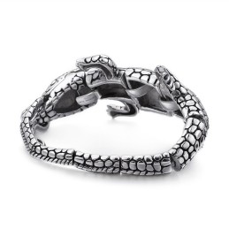 Neues Titanarmband Für Herren Mit Tier-Eidechse