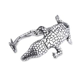 Neues Titanarmband Für Herren Mit Tier-Eidechse