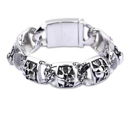 Hip-Hop Chic Style Armbänder Herren Titan Armbänder Dicker Abschnitt Totenkopf Schmuck